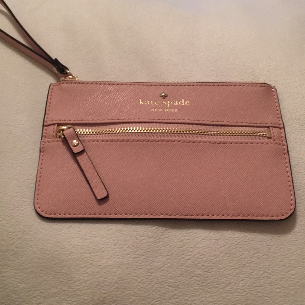 Pink Kate Spade wristlet